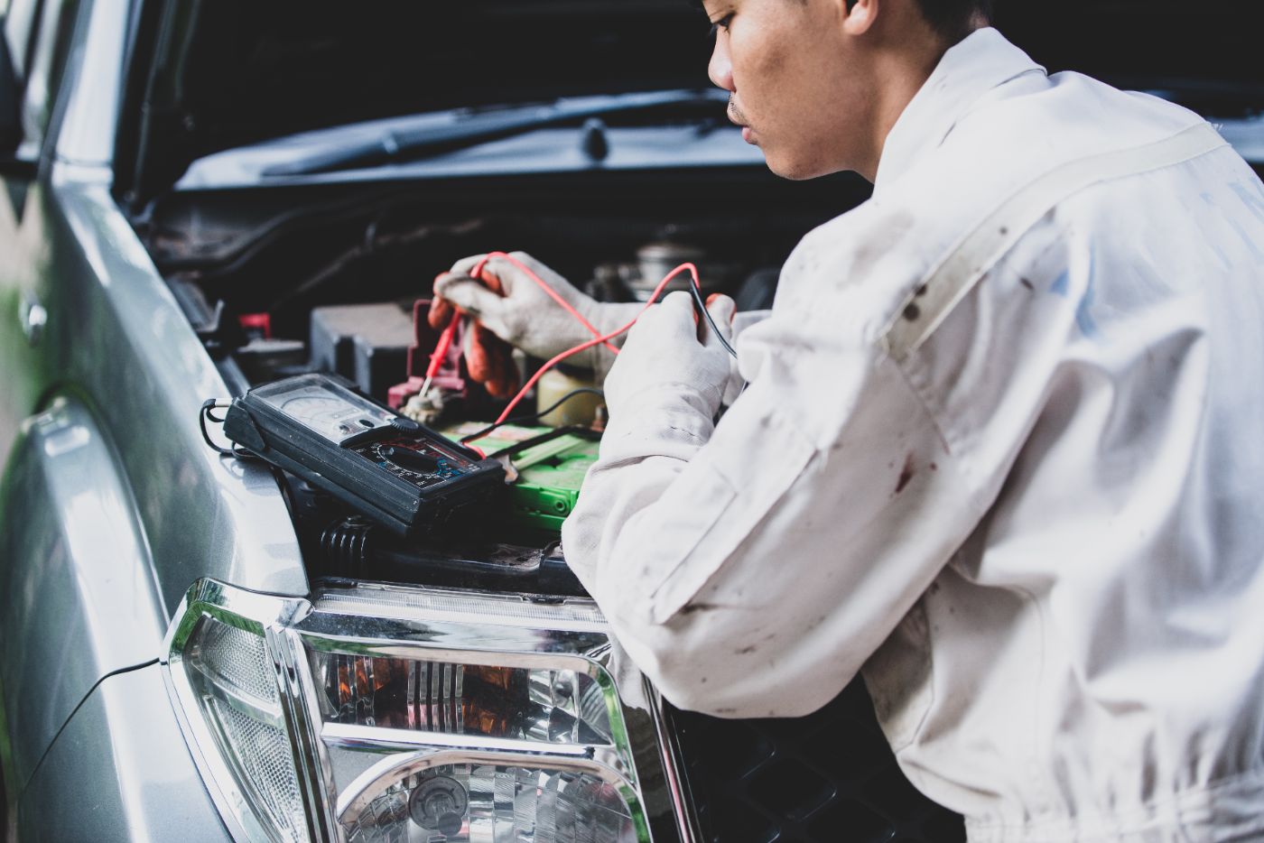 D Tech technician with wrench